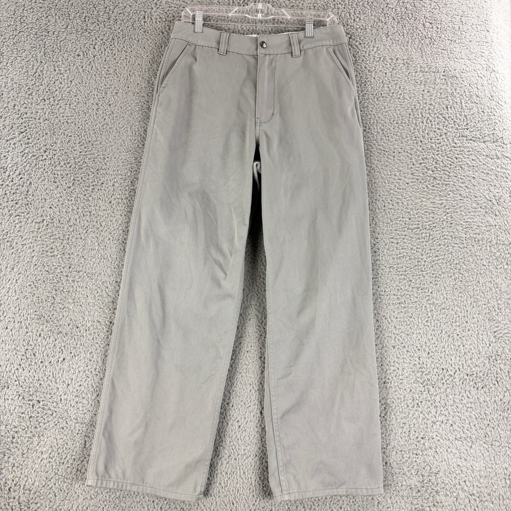 Undefeated UNDFTD Worker Chino Pants Mens 28 Grey‎ Twill Straight Leg Streetwear